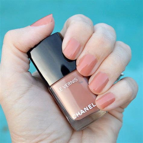 chanel dark green nail polish|Chanel bleached mauve nail polish.